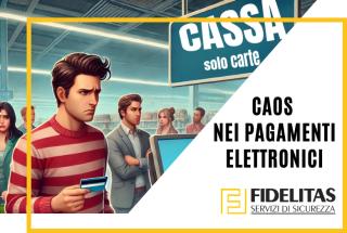 Caos pagamenti elettronici